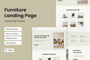 Banner image of Premium Soffan Furniture Landing Page  Free Download