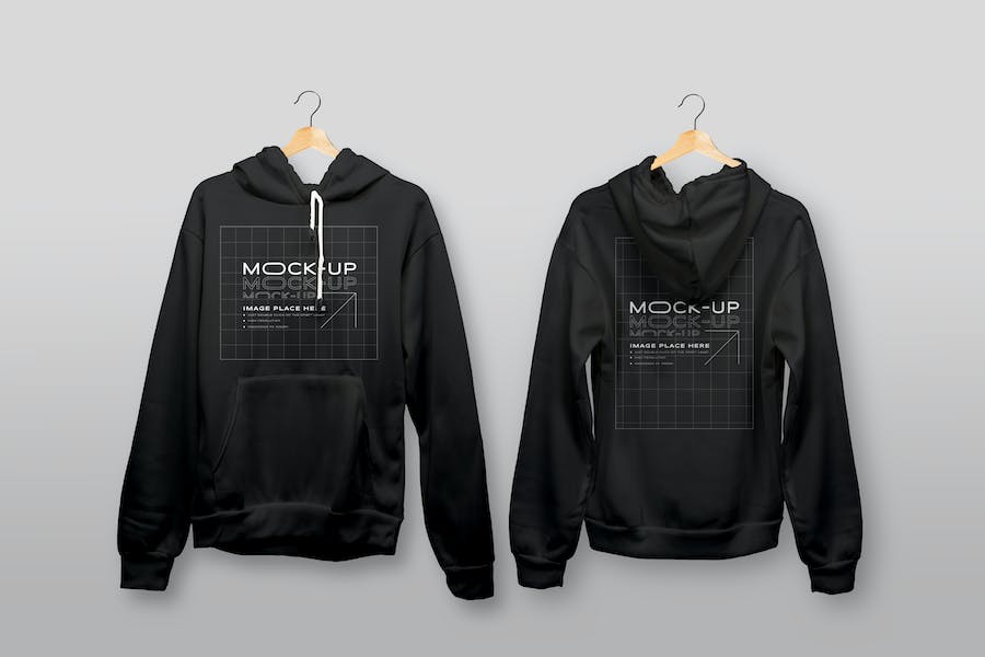 Banner image of Premium Unisex Hoodie Jacket Mockup  Free Download