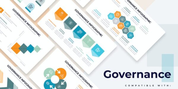 Banner image of Premium Business Governance Illustrator Infographics  Free Download