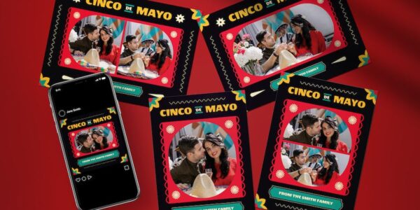 Banner image of Premium Cinco de Mayo Greeting Card Photobooth  Free Download