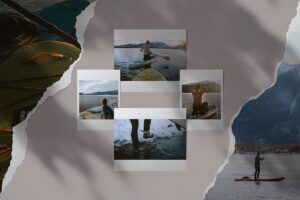 Banner image of Premium Polaroid Photo Collage Mockup Template  Free Download