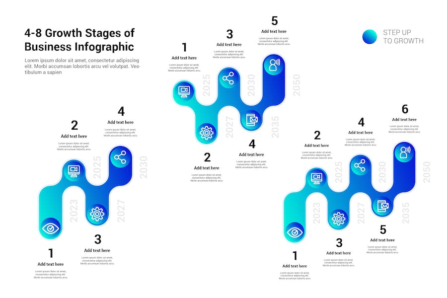 Banner image of Premium Growth Stages of Business Infographic  Free Download