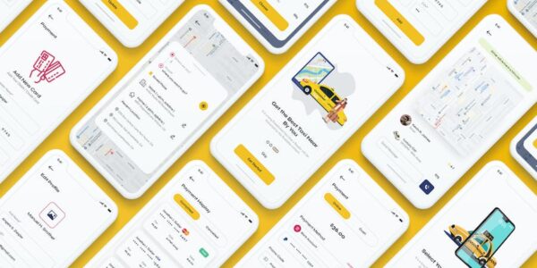 Banner image of Premium Cabotax - Taxi Booking Mobile App UI Kit  Free Download