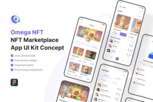 Banner image of Premium Omega NFT NFT Marketplace Mobile App  Free Download