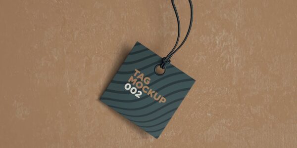 Banner image of Premium Tag Mockup 002  Free Download