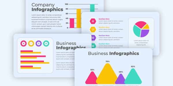 Banner image of Premium Business Infographics  Free Download