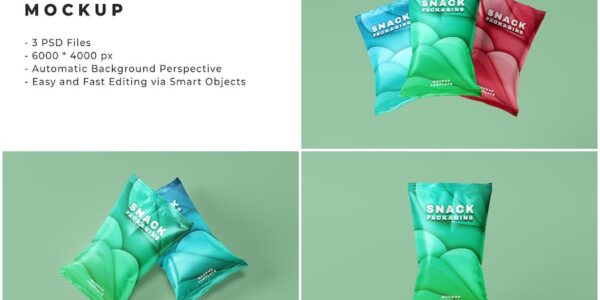 Banner image of Premium Snack Packaging Mockup  Free Download