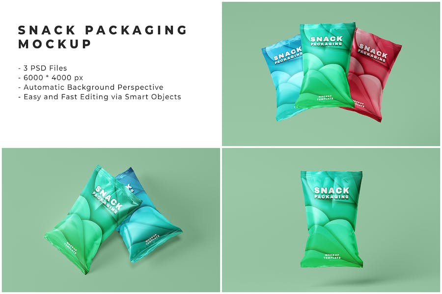 Banner image of Premium Snack Packaging Mockup  Free Download