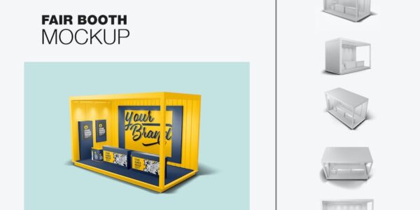 Banner image of Premium Exhibition Booth Mockup  Free Download