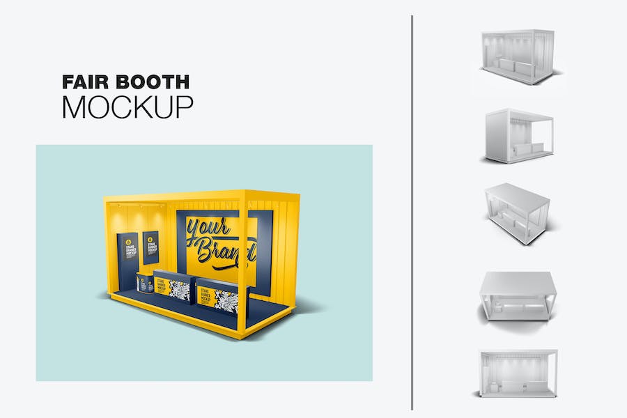 Banner image of Premium Exhibition Booth Mockup  Free Download