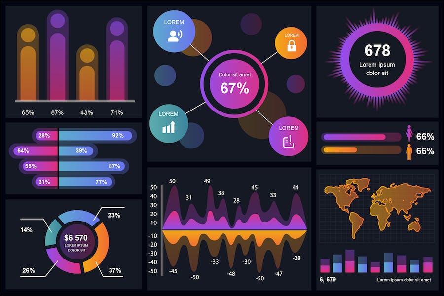 Banner image of Premium Infographics Design Template  Free Download