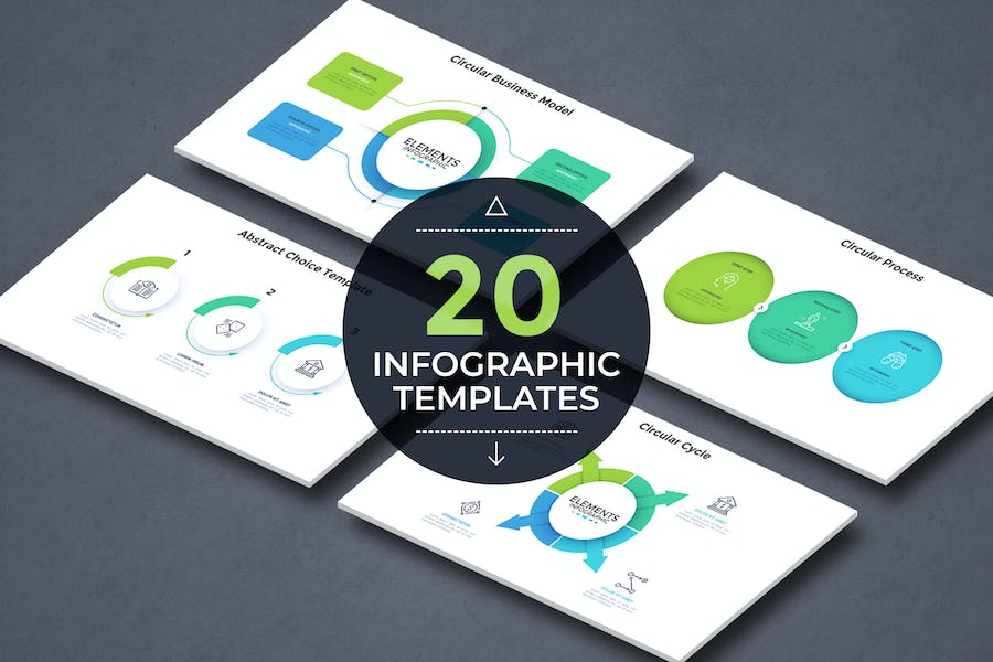 Banner image of Premium 20 Infographic Template V 12  Free Download