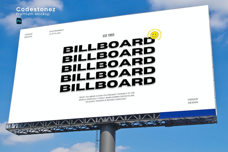 Banner image of Premium Horizontal Billboard Mockup  Free Download