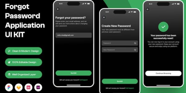 Banner image of Premium Forgot Password Mobile App  Free Download