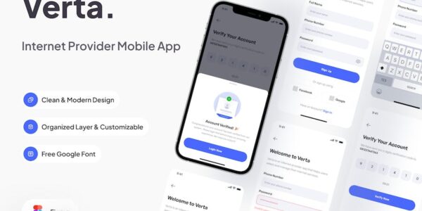 Banner image of Premium Verta Register and Login Page  Free Download