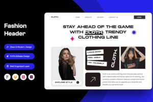 Banner image of Premium Fashion Hero Header Image  Free Download