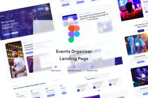 Banner image of Premium Events Organizer Landing Page Website Design  Free Download