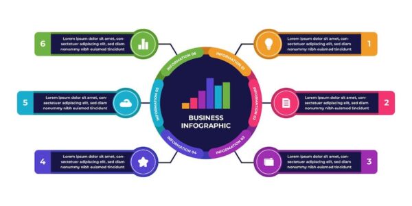 Banner image of Premium Diagram Circle Business Infographic Template  Free Download