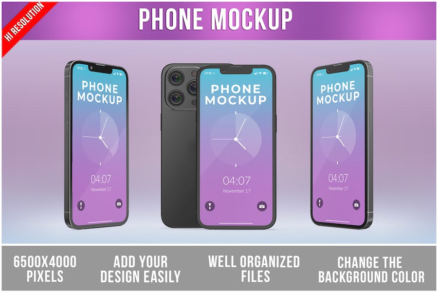 Banner image of Premium Phone Mockup  Free Download