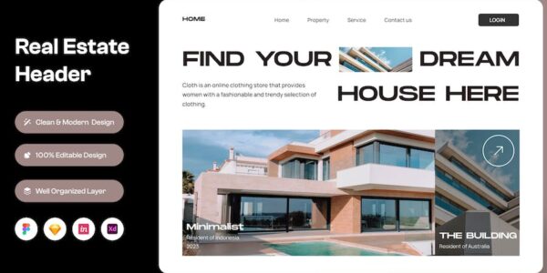 Banner image of Premium Real Estate Hero Header Image  Free Download