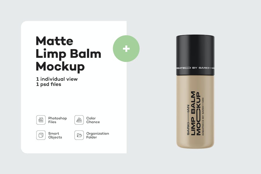 Banner image of Premium Kraft Paper Lip Balm Mockup  Free Download