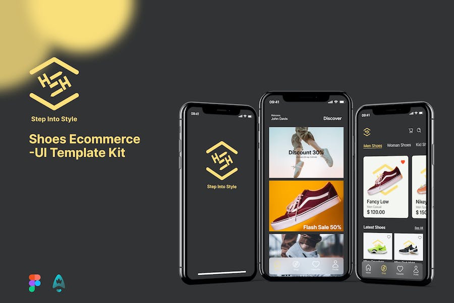 Banner image of Premium Shoehive UI Kit for Mobile Apps  Free Download