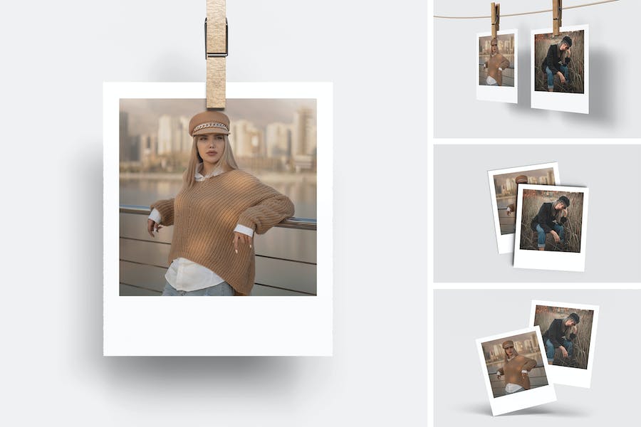 Banner image of Premium Polaroid Mockup  Free Download