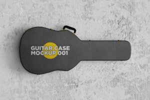 Banner image of Premium Guitar Case Mockup  Free Download