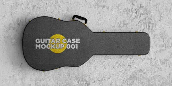 Banner image of Premium Guitar Case Mockup  Free Download