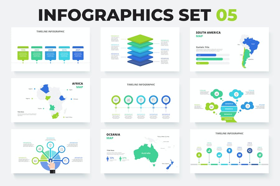 Banner image of Premium Infographics Elements Set 05  Free Download