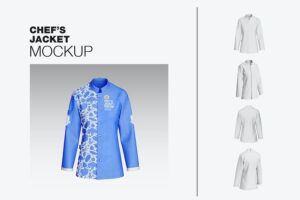 Banner image of Premium Women's Chef's Jacket Mockup  Free Download