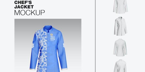 Banner image of Premium Women's Chef's Jacket Mockup  Free Download