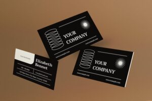 Banner image of Premium Black Business Card  Free Download