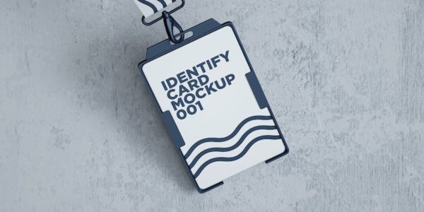 Banner image of Premium Identify Card Mockup 001  Free Download
