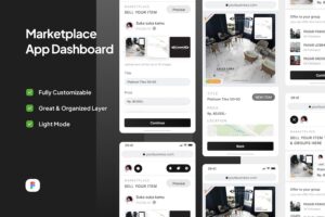 Banner image of Premium Marketplace App Dashboard  Free Download