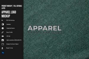 Banner image of Premium Apparel Logo Mockup  Free Download