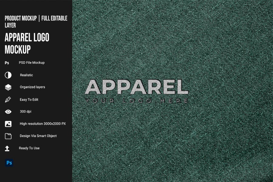Banner image of Premium Apparel Logo Mockup  Free Download