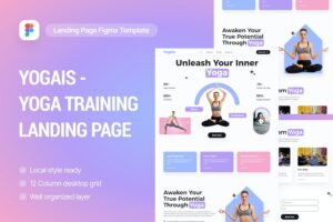 Banner image of Premium Yogais - Healthy Yoga Landing Page  Free Download