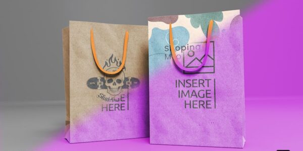 Banner image of Premium Shopping Bag Mockup  Free Download