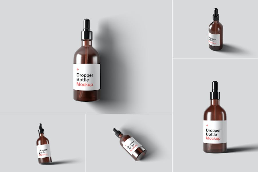 Banner image of Premium Dropper Bottle Mockups  Free Download