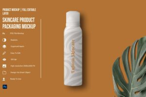 Banner image of Premium Skincare Productpackaging Mockup  Free Download