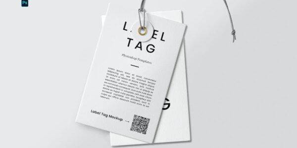 Banner image of Premium Clothing Label Tag Mockup  Free Download