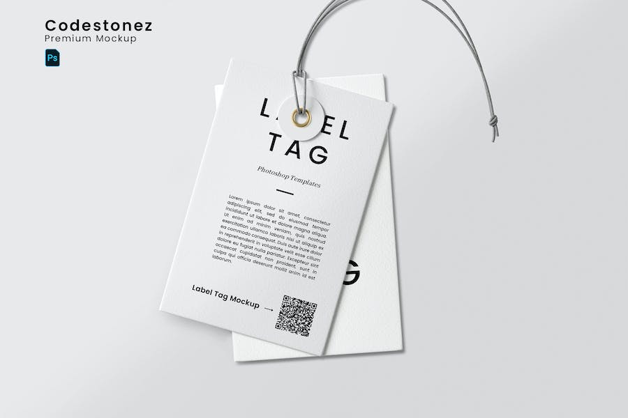 Banner image of Premium Clothing Label Tag Mockup  Free Download