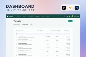 Banner image of Premium Landing Page Campaign List Dashboard UI Kit  Free Download