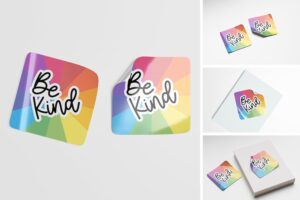 Banner image of Premium Sticker Mockup  Free Download