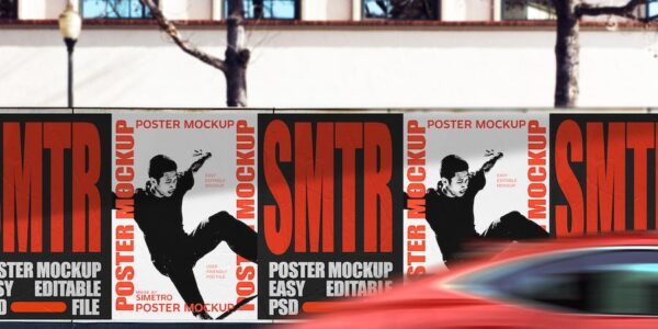 Banner image of Premium Street Poster Mockup  Free Download