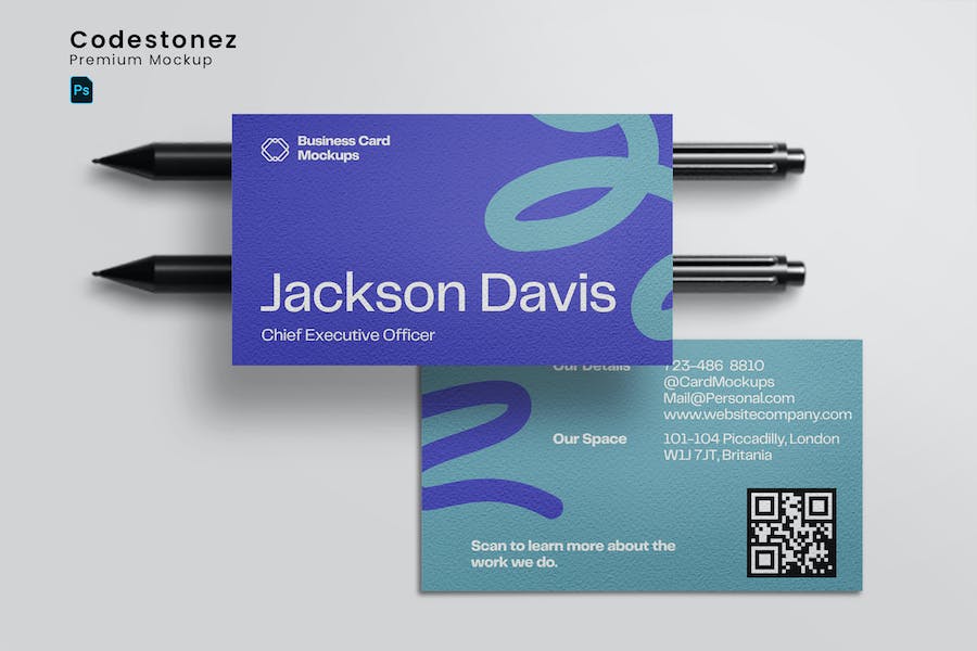 Banner image of Premium Business Card Mockups  Free Download