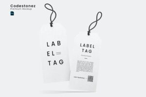 Banner image of Premium Label Tag Mock-Ups  Free Download