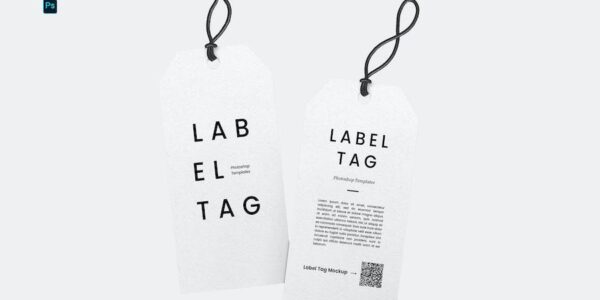 Banner image of Premium Label Tag Mock-Ups  Free Download