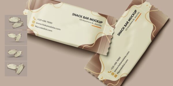 Banner image of Premium Snack Bar Mockup  Free Download